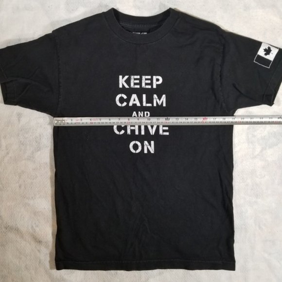 Keep Calm and Chive On KCCO Canada Flag S/S Shirt - Picture 8 of 8